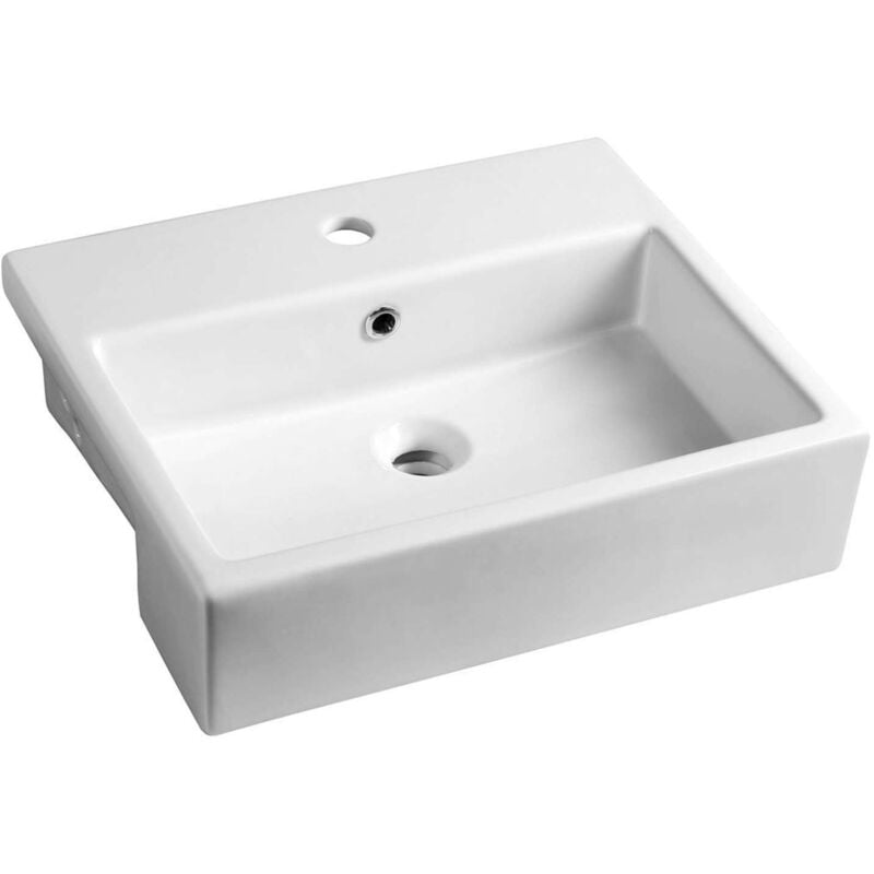 foto del prodotto sapho isvea purity lavabo semincasso 500x420 mm, bianco 10pl52050