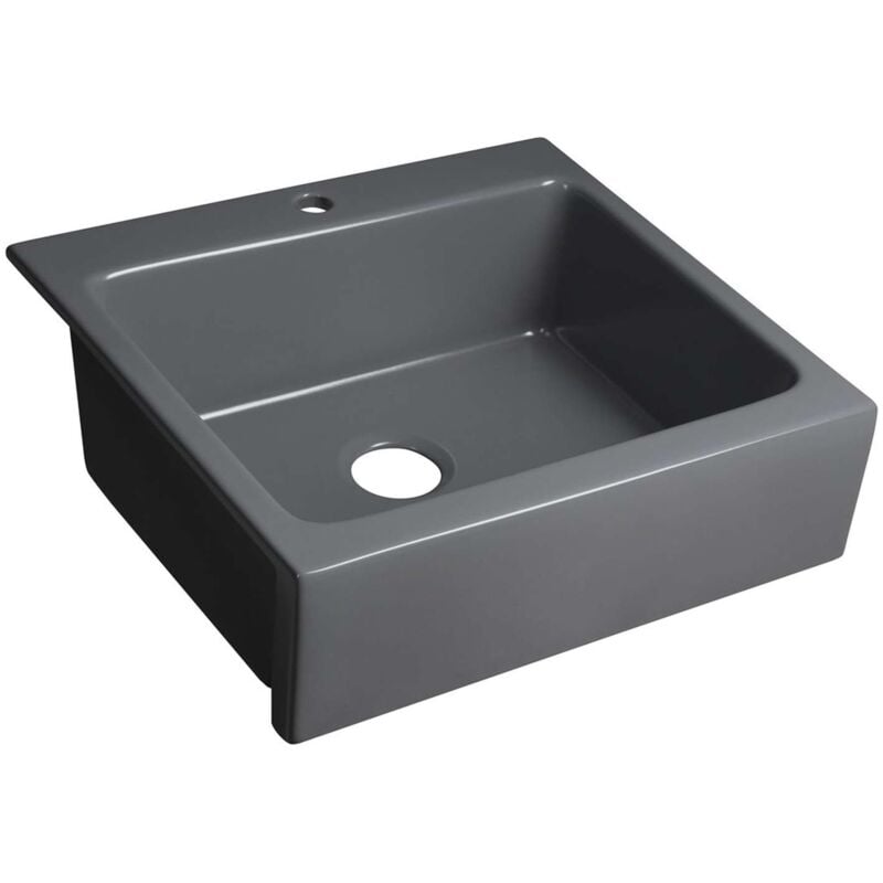 foto del prodotto sapho lavelli lavello in ceramica, 62x66 cm, antracite 50166 112