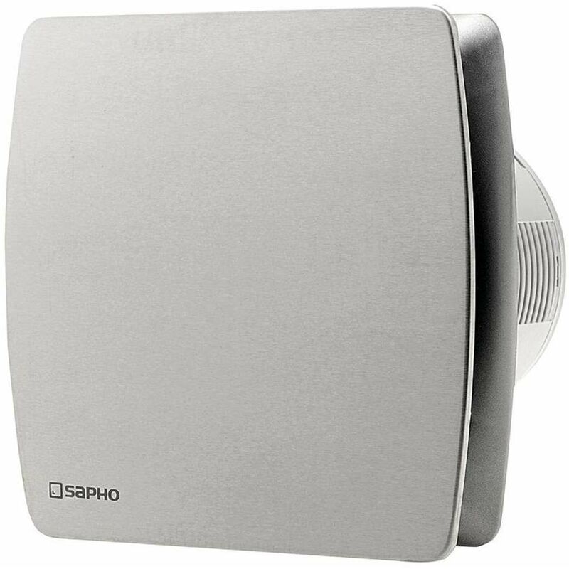 foto del prodotto sapho lex ventilatore assiale per bagno, 15 w, acciaio inox lx103
