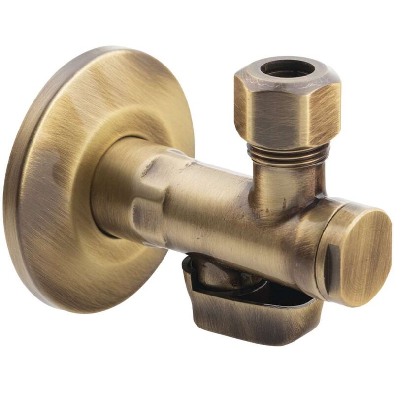 foto del prodotto sapho reitano rubinetteria antea valvola ad angolo con dado, 1 2x 3 8, bronzo 2020bro