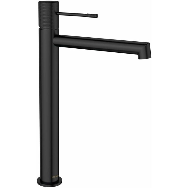 foto del prodotto sapho solaris miscelatore da lavabo, nero opaco wd006b