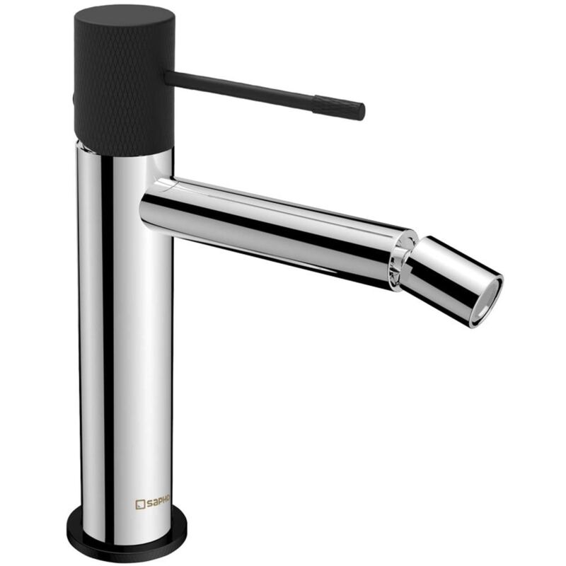 foto del prodotto sapho solaris miscelatore per bidet, cromo nero opaco wd003cb