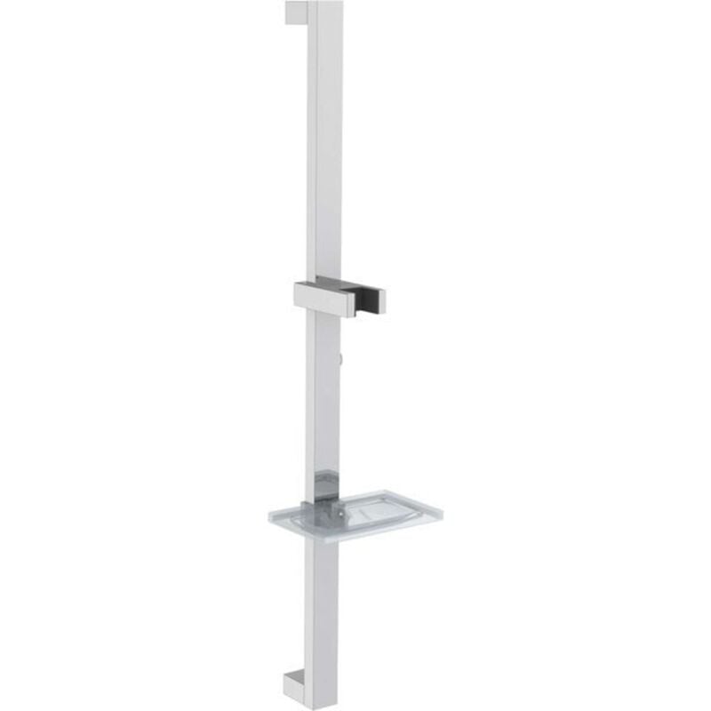 foto del prodotto sapho veneta asta saliscendi doccia 68 cm, con supporto e portasaponetta, cromo 1206 07