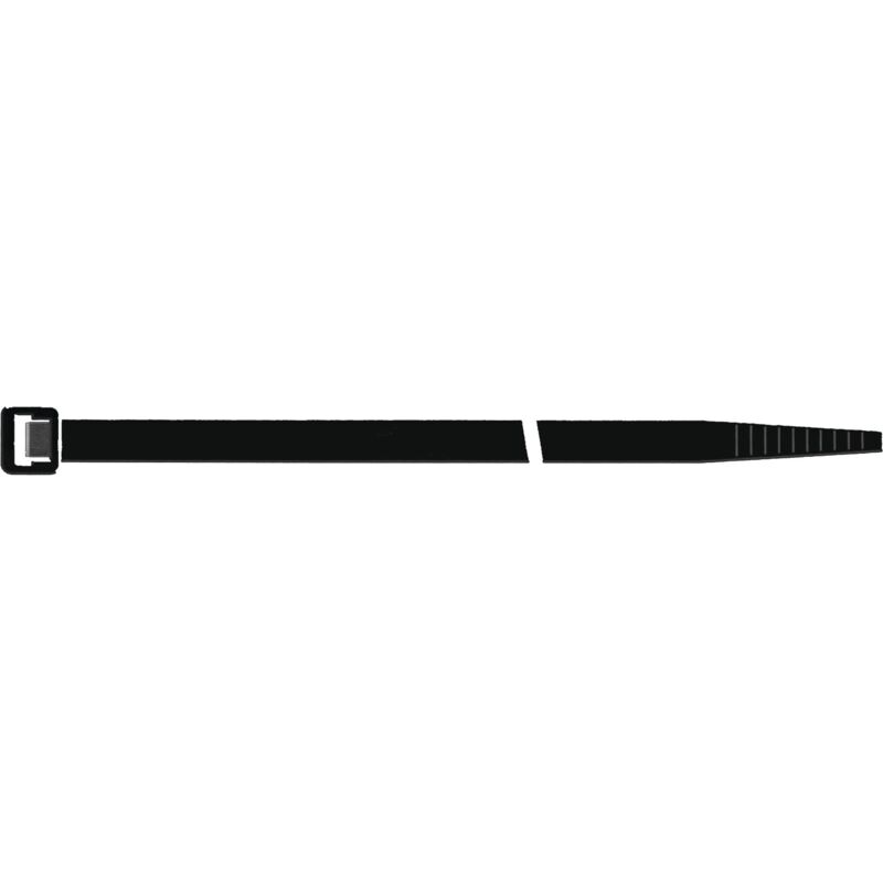 foto del prodotto sapiselco fascette di colore nero, lungo. x larghezza. band 450 x 7,5 mm, fascio 130 millimetri