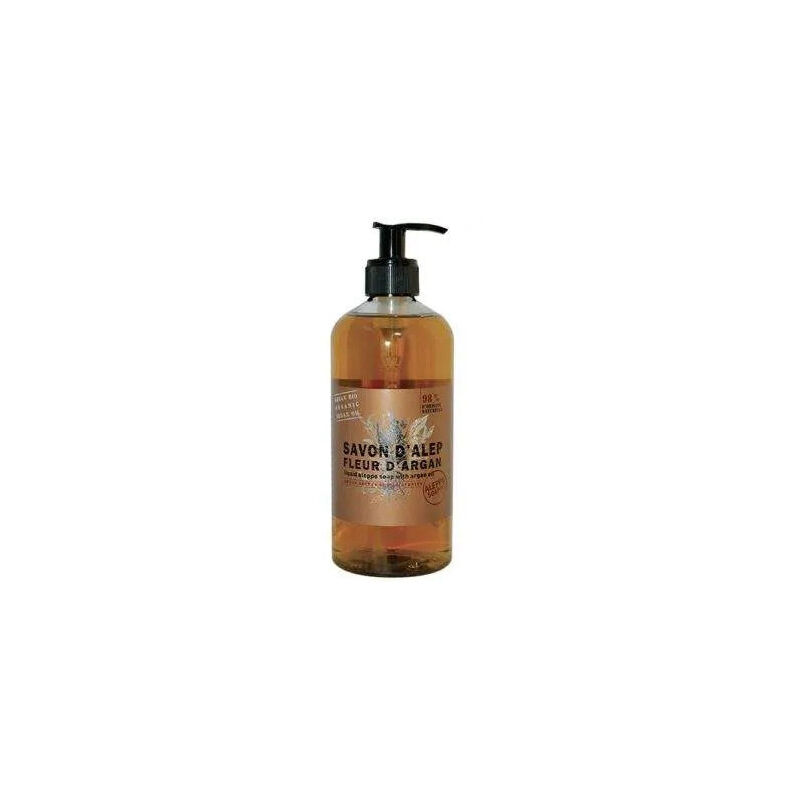 foto del prodotto sapone liquido di aleppo al fiore d argan 500ml