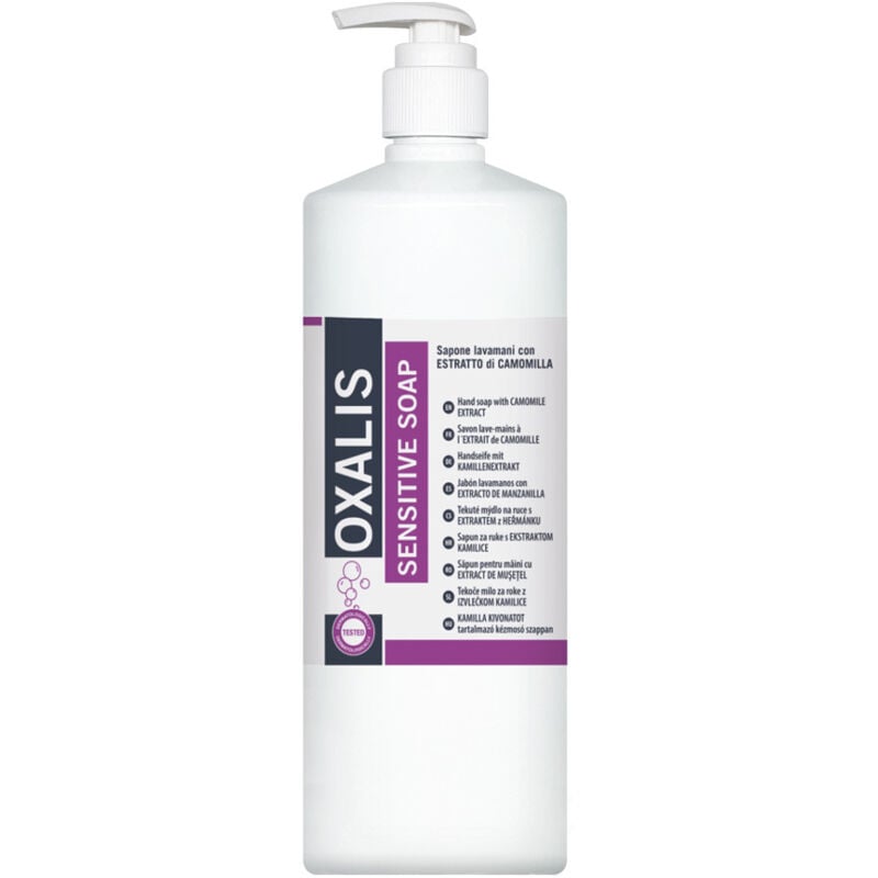 foto del prodotto sapone mani oxalis sensitive soap 1 litro
