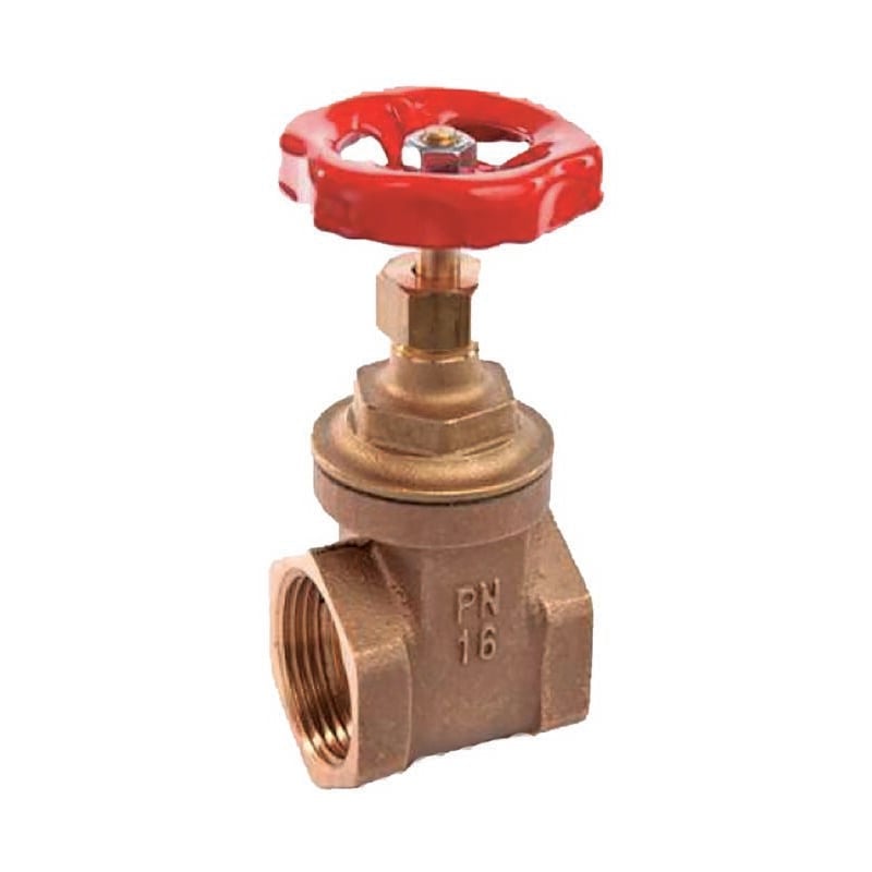 foto del prodotto saracinesca in ottone pn16 da 1 1 4 ff