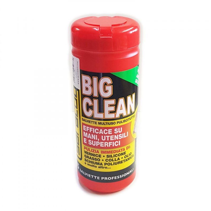 foto del prodotto saratoga big clean 40 salviette multiuso per mani utensili e superfici