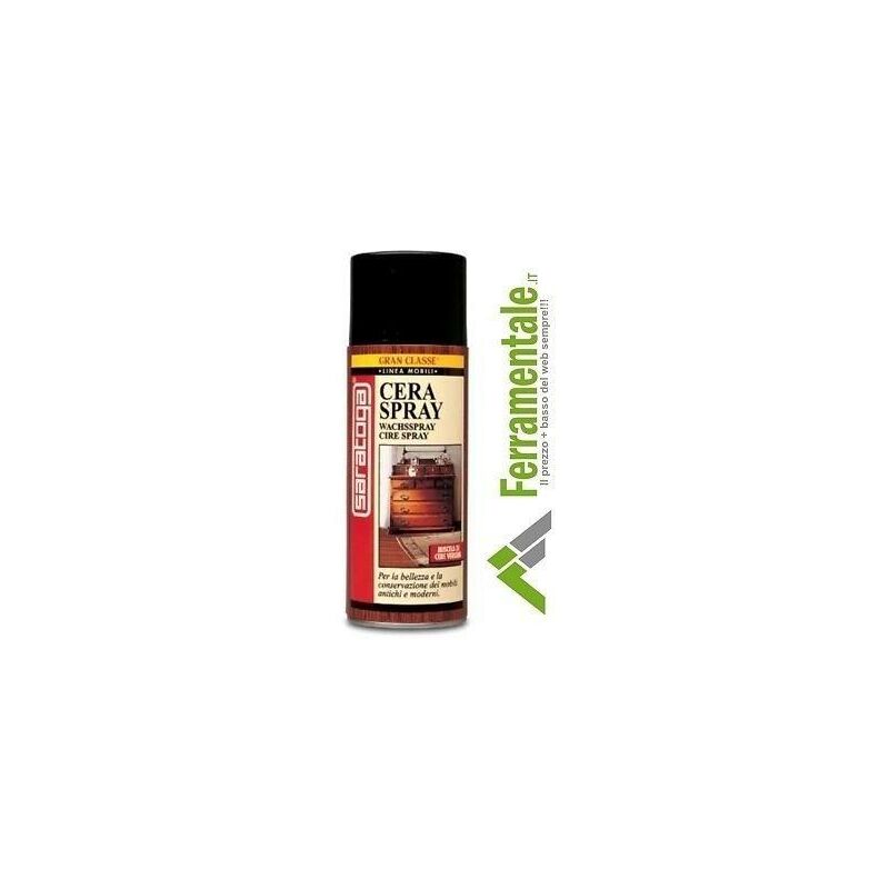 foto del prodotto saratoga cera spray per mobili antichi e moderni e pavimenti in legno 400 ml