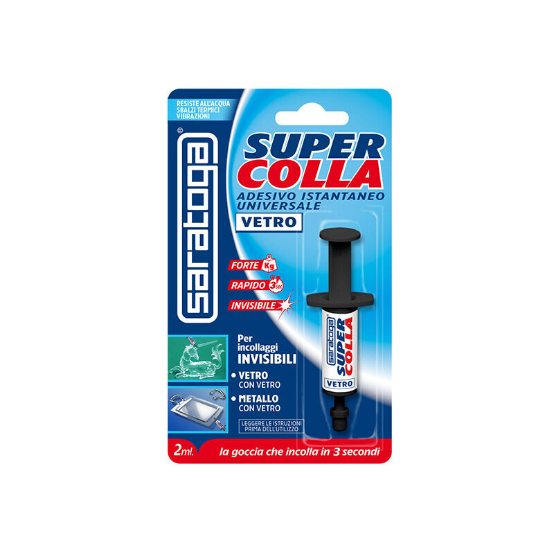 foto del prodotto saratoga colla istantanea supercolla vetro 2ml