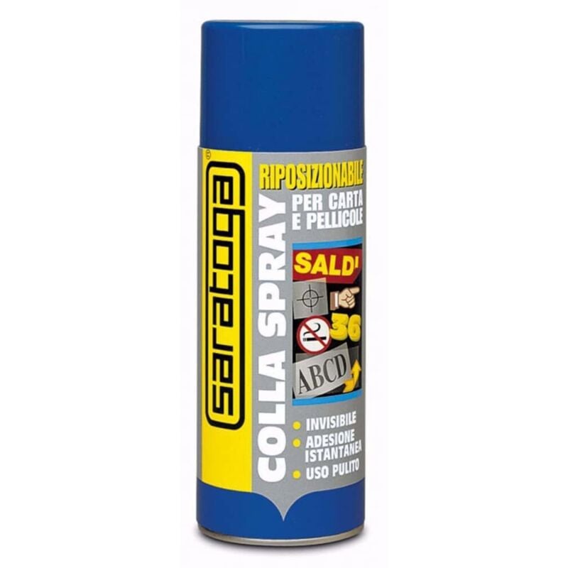 foto del prodotto saratoga colla spray riposizionab.ml400