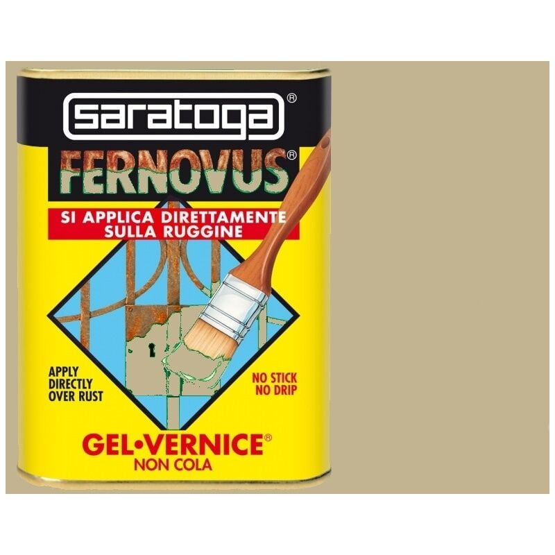 foto del prodotto saratoga fernovus 750ml bejie satinato vernice gel non cola