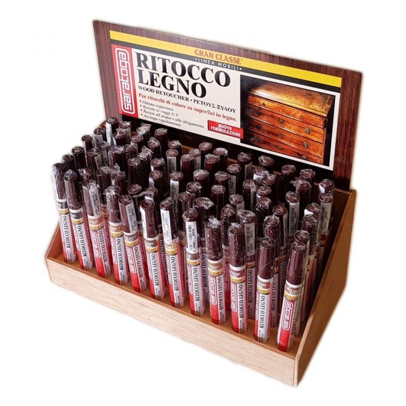 foto del prodotto saratoga gran classe 10ml pennarello paint ritocco legno, colori weng 