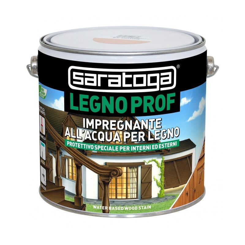 foto del prodotto saratoga impregnante all acqua per legno colore legno prof advance 750ml, rovere 