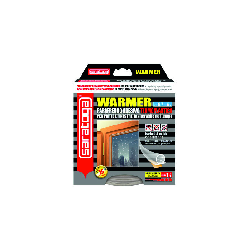 foto del prodotto saratoga parafreddo sigillante trasparente 9x7mm 6m