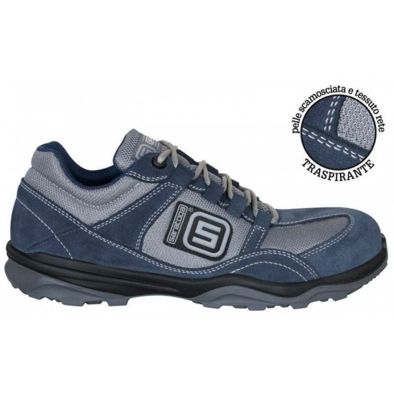 foto del prodotto saratoga scarpa bassa blue silver n.40
