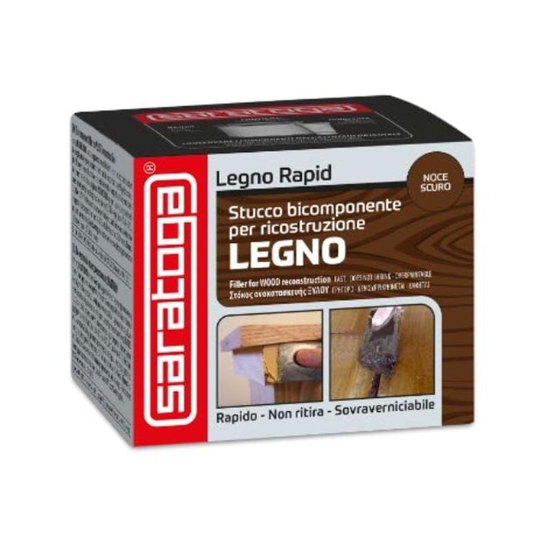 foto del prodotto saratoga stucco legno rapid 125ml noce scuro