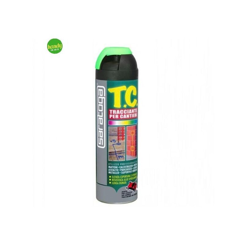foto del prodotto saratoga tracciante cantiere 500ml verde