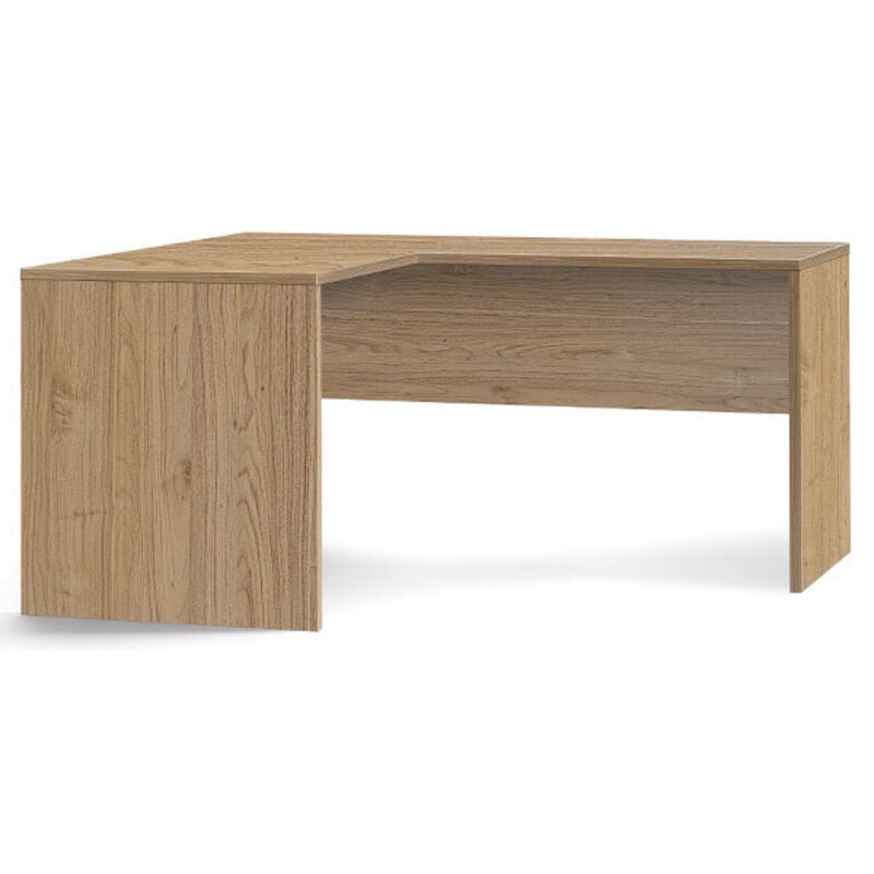 foto del prodotto sarmog - mobile scrivania 180x170 cm ad angolo sinistra noce moderna ufficio studio