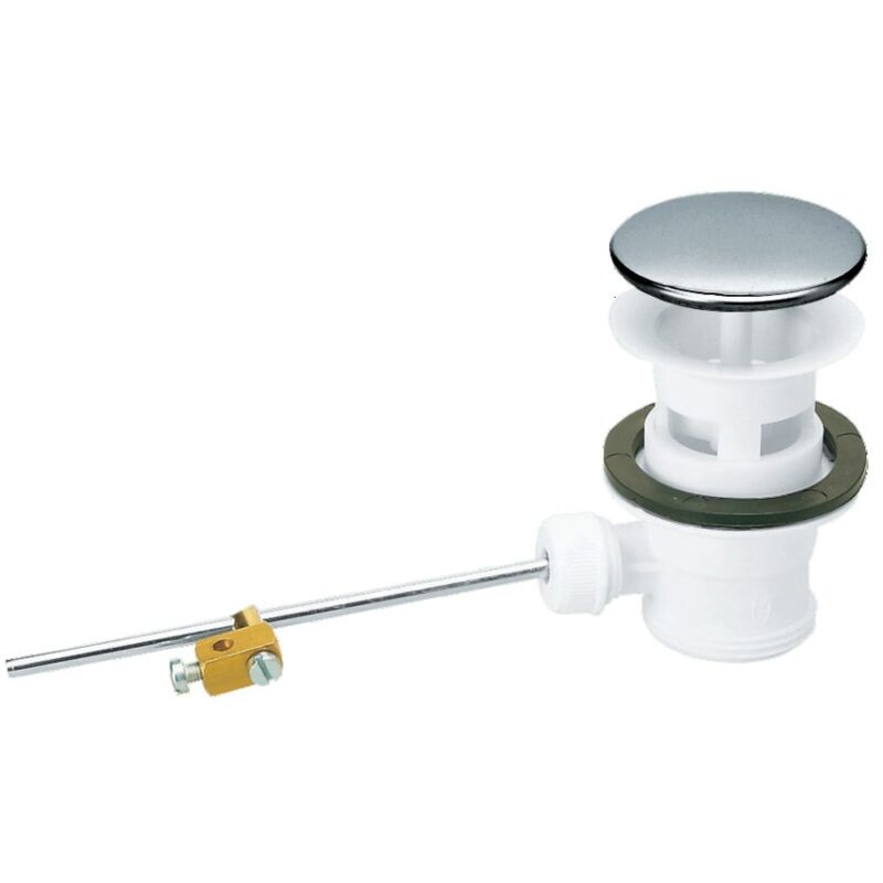 foto del prodotto sas scarico automatico per lavabo bidet in pvc con valvola di copertura in acciaio inox senza cavo di trazione
