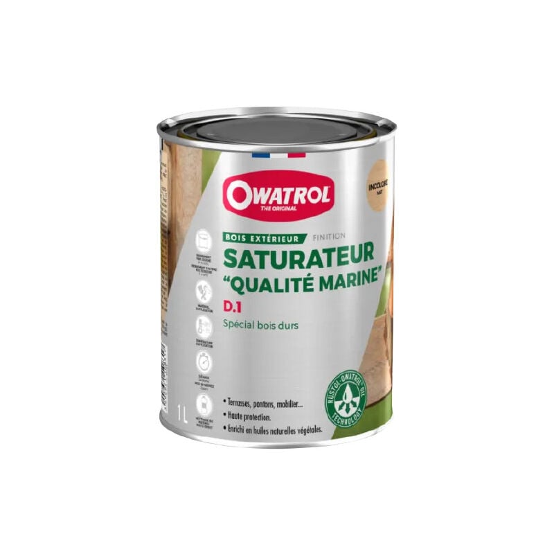 foto del prodotto saturazione interna esterna per legno esotico, 1 litro.