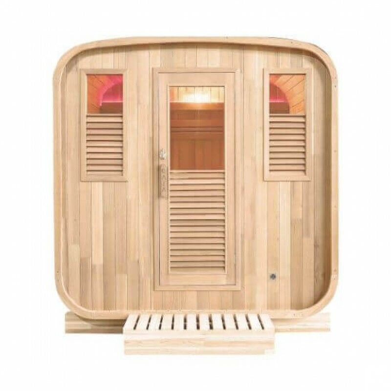 foto del prodotto sauna a vapore 6 posti da esterno gaia nova pic a con cromoterapia