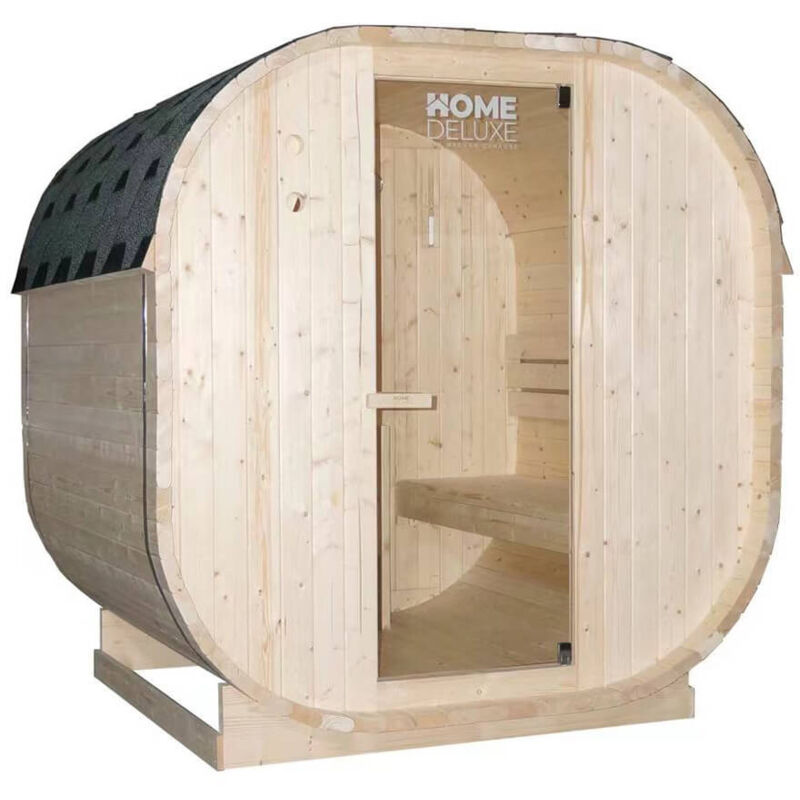 foto del prodotto sauna da esterno cube taglia l home deluxe