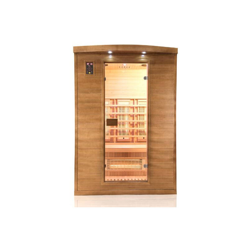 foto del prodotto sauna infrarossi 2 posti spectra con cromoterapia