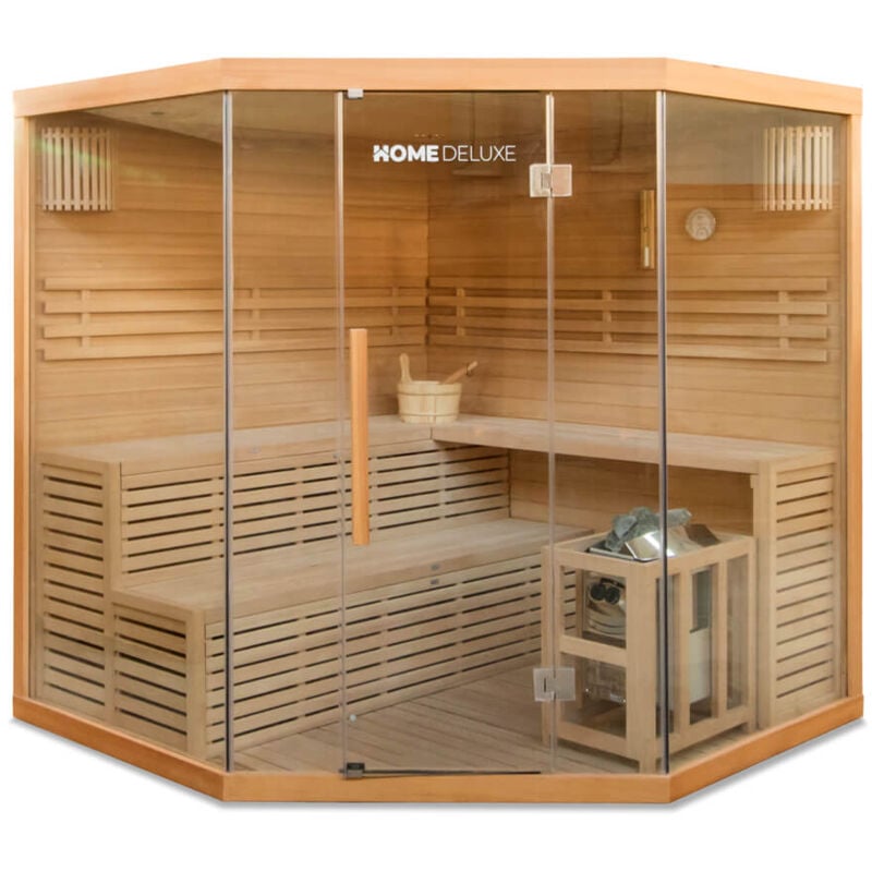 foto del prodotto sauna tradizionale skyline big xl 200 x 200 cm per 6 persone home deluxe