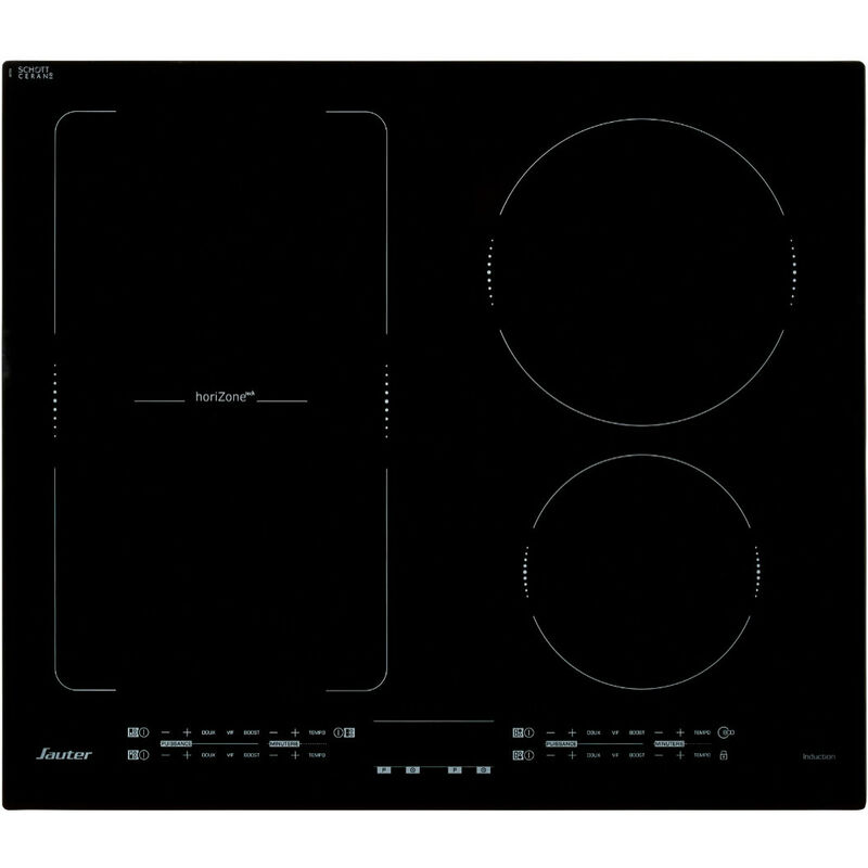 foto del prodotto sauter piano cottura a induzione 7,2kw 4 fuochi nero spi6467b
