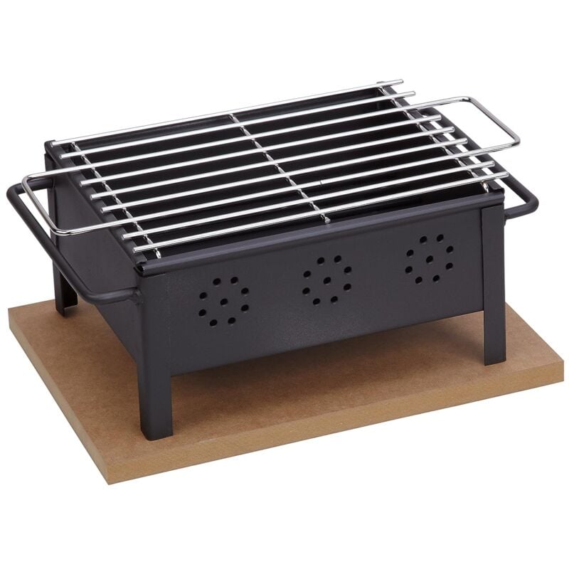 foto del prodotto sauvic barbecue da tavolo 25x20 cm griglia inox 2905