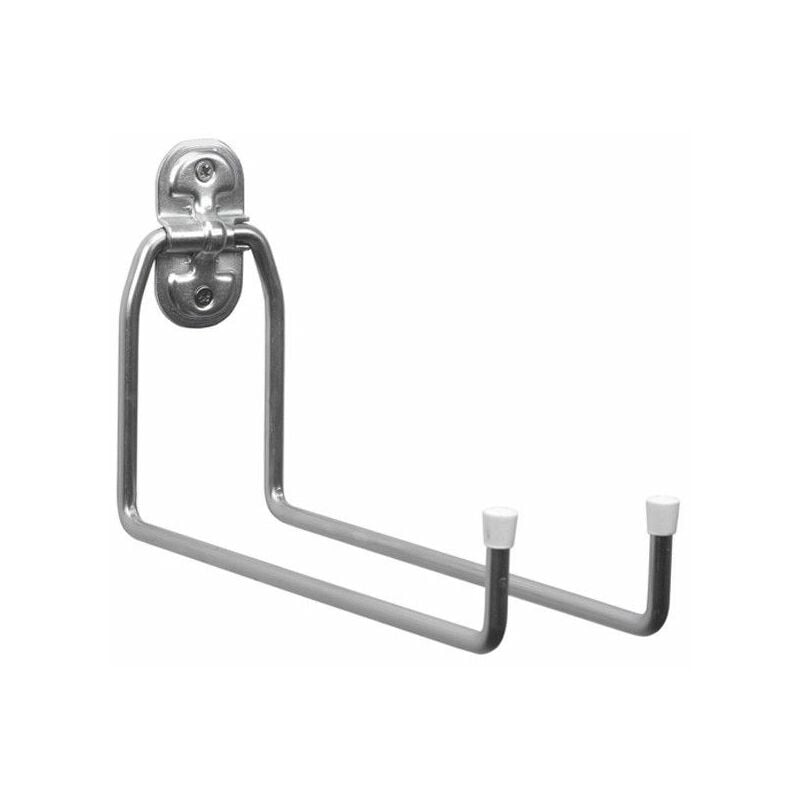 foto del prodotto sauvic gancio multiuso doppio lungo supporta circa 25 kg 12x25x5 cm