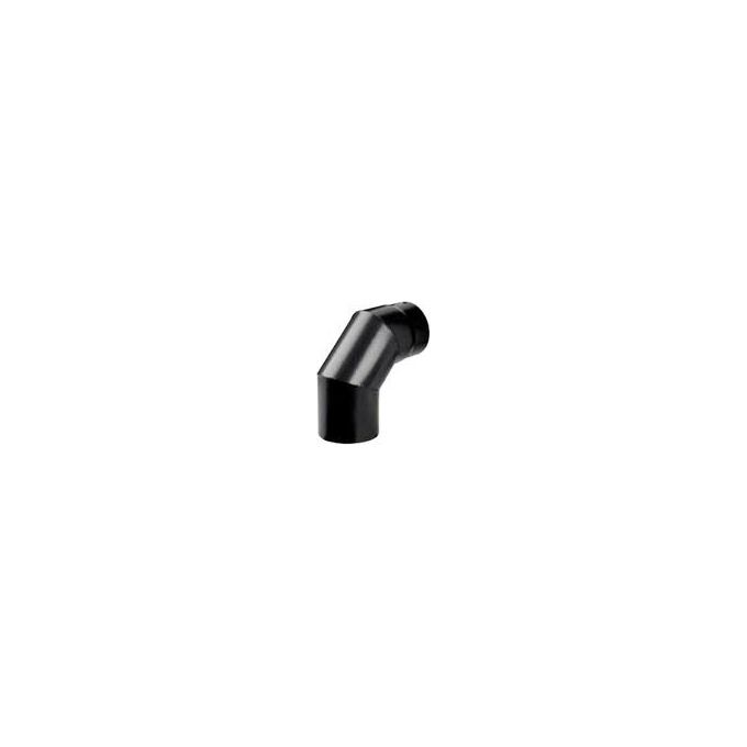 foto del prodotto save fumisteria nno1503 gomito smaltato 90 gradi 15cm nero opaco
