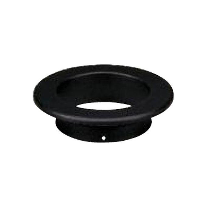 foto del prodotto save fumisteria rosone plus 15cm verniciato nero opaco