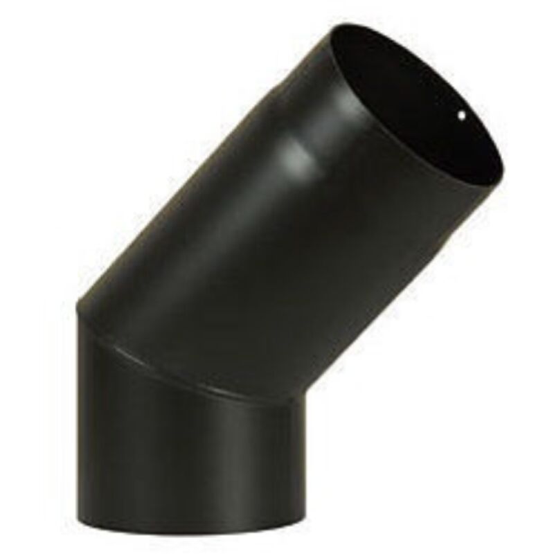 foto del prodotto save gomito acciaio 45o per canne fumarie 13 cm 130 mm spessore 2 mm