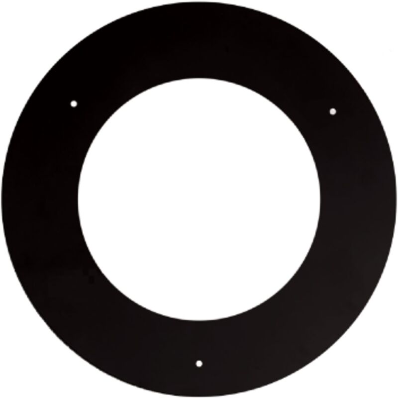 foto del prodotto save rosone anello classico 90o spessore 1,2 mm 8 cm 80 mm in acciaio nero