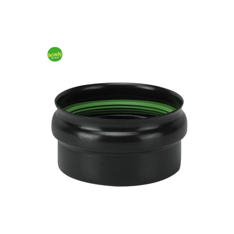 foto del prodotto save tappo smaltato per stufa pellet 120 mm nero opaco