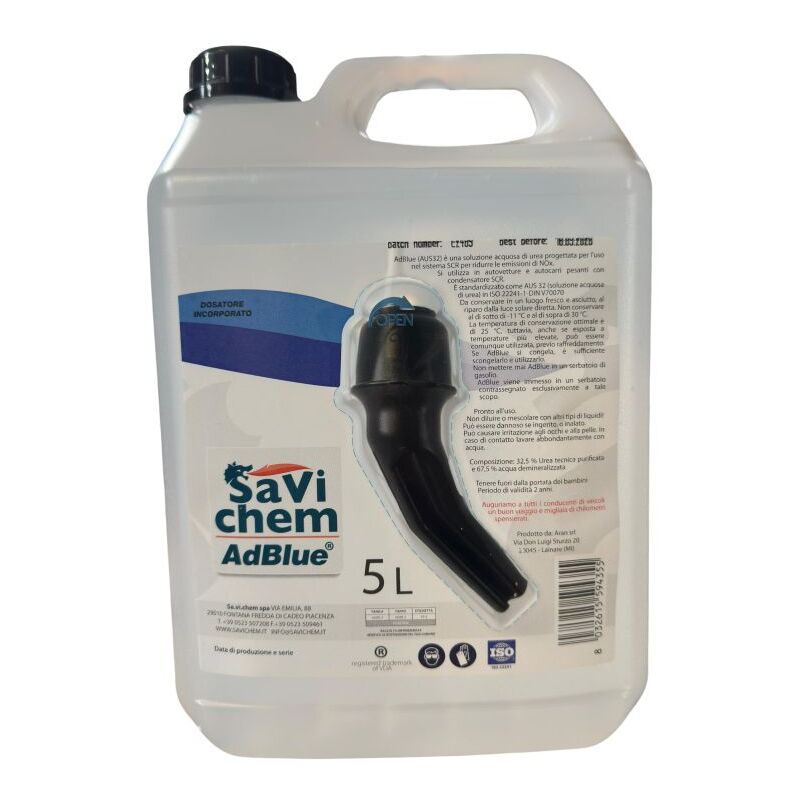 foto del prodotto savichem adblue aus32 5 lt con dosatore