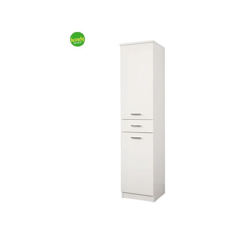 foto del prodotto savini colonna da bagno due ante e un cassetto in melaminico bianco h.150cm l 35cm h 150cm p 34cm