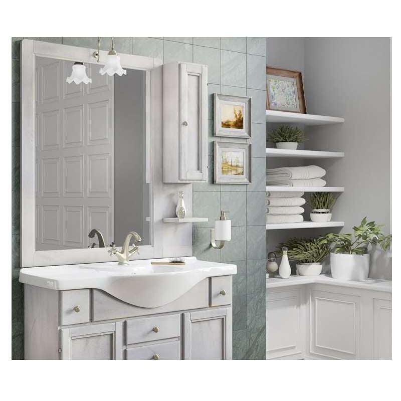 foto del prodotto savini specchiera bagno illuminata decap bianco 80x104 cm