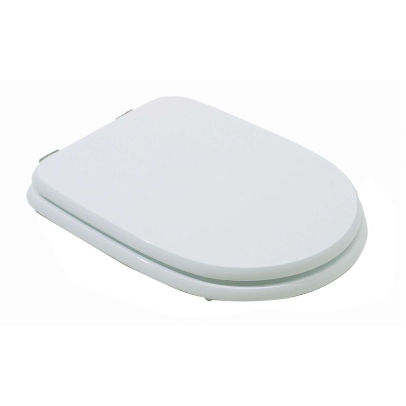 foto del prodotto savinidue accessori bagno sedile wc coprivaso in legno aretusa bianco cwata 1 pz