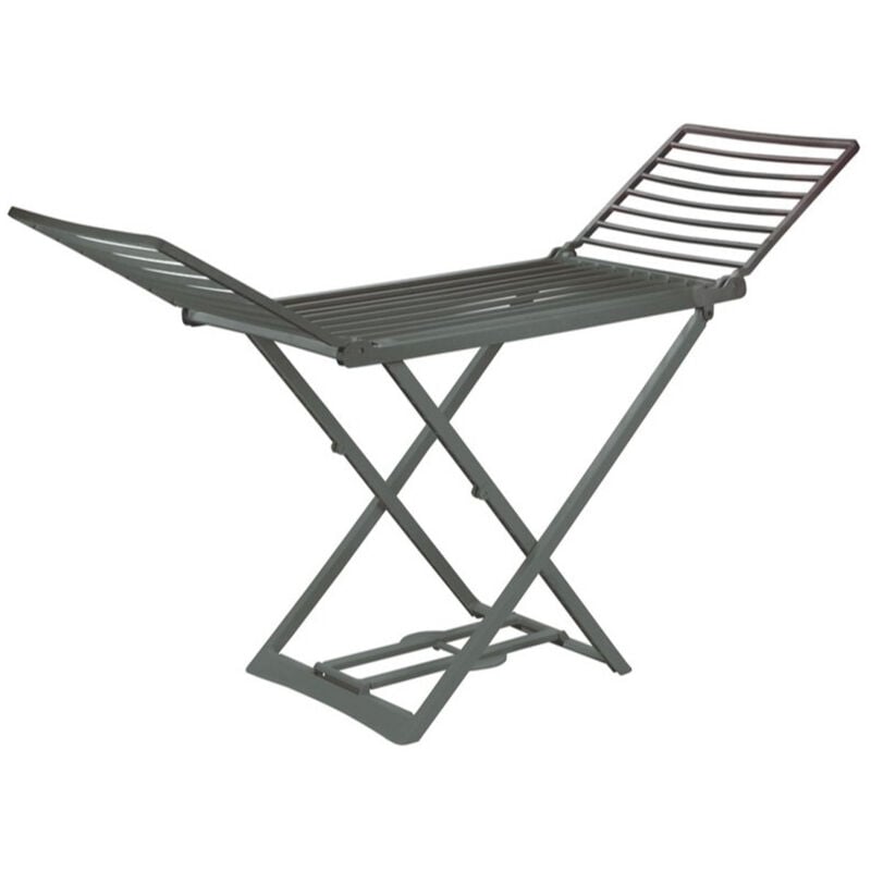 foto del prodotto savino filippo stendibiancheria stendino stendi panni in dura resina di plastica grigio pieghevole made in italy per casa cucina balcone