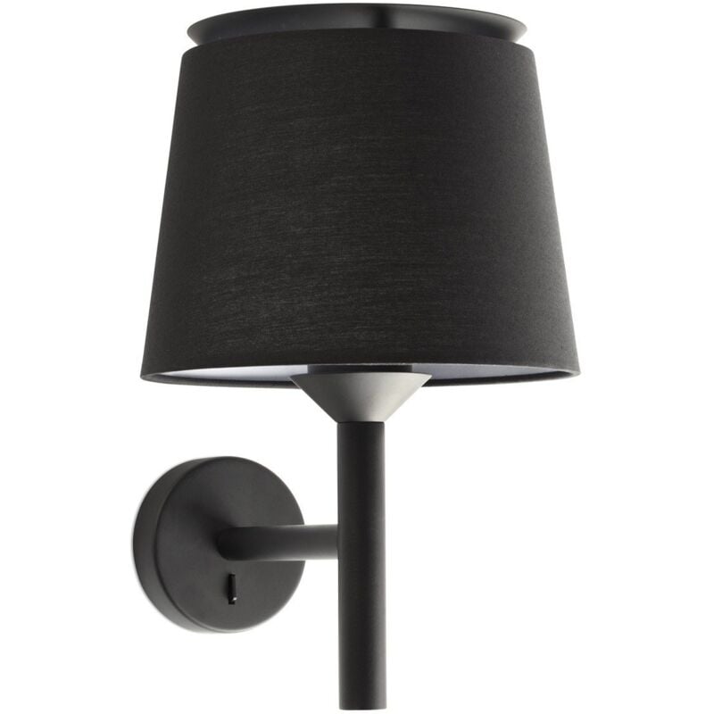 foto del prodotto savoy lampada da parete nera nera