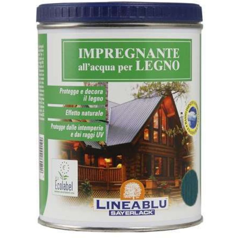 foto del prodotto sayerlack blu impregnante per esterni verde 2,5 l