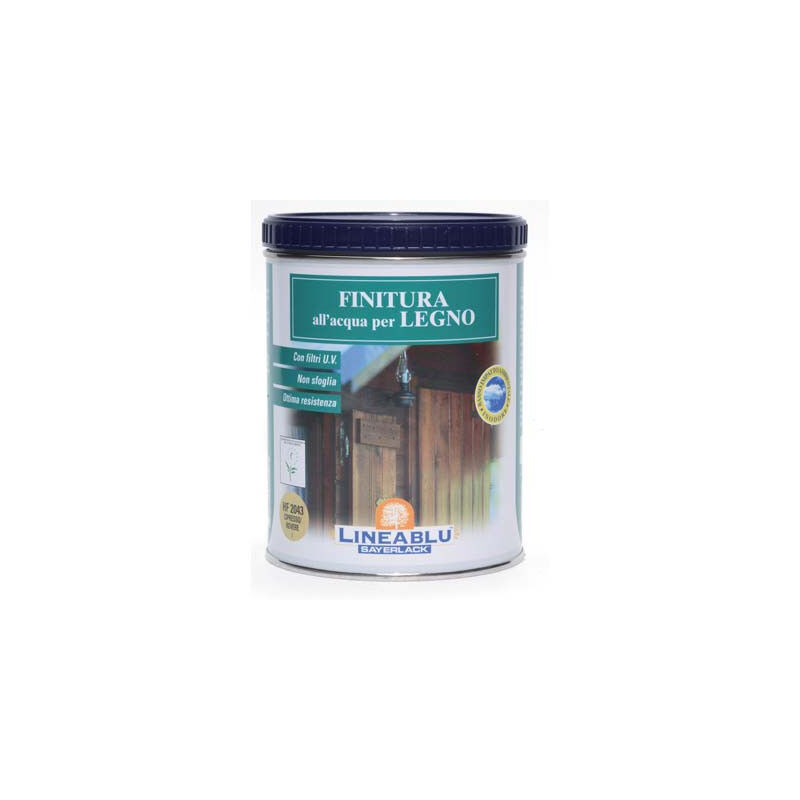 foto del prodotto sayerlack finitura acqua lineablu hf2010 trasparente opaco ml 750