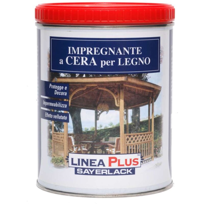 foto del prodotto sayerlack impregnante a cera per legno trasparente 750 ml