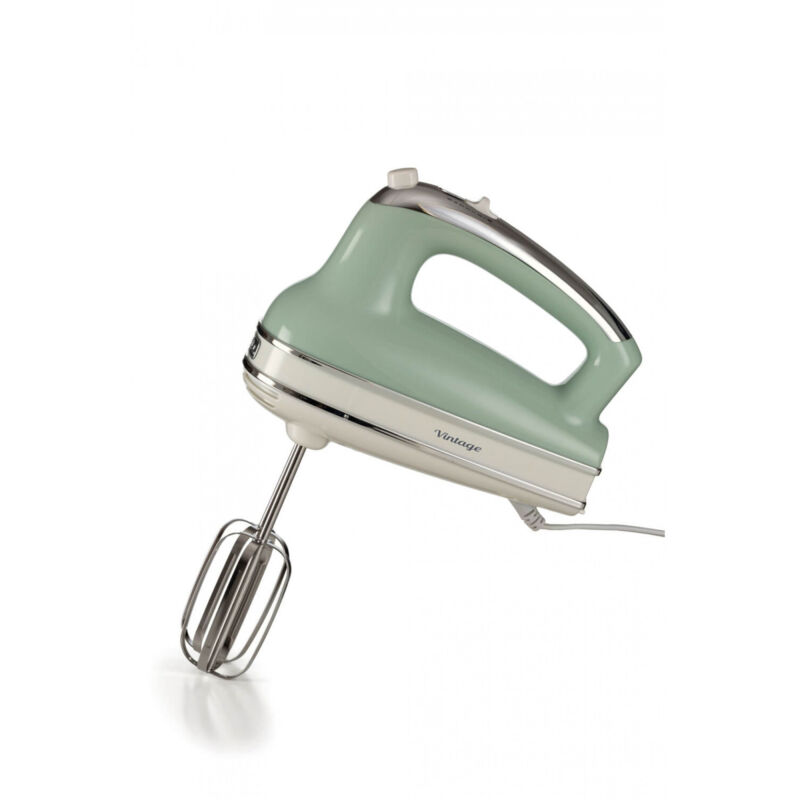 foto del prodotto sbattitore manuale vintage 1548 verde 450w 5 velocit con turbo ariete