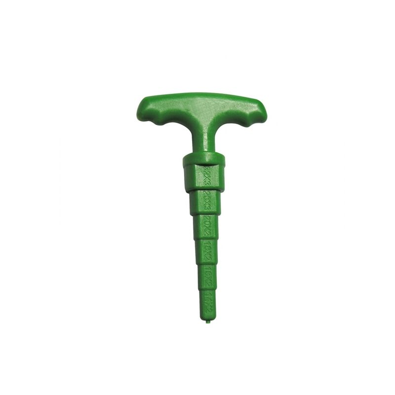 immagine 0 del prodotto sbavatore calibratore universale in pvc verde per tubo multistrato