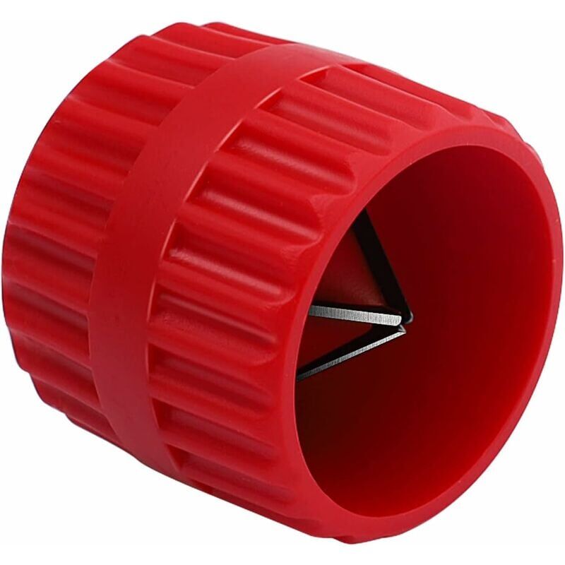 foto del prodotto sbavatore per rame, sbavatore universale multistrato con lame in acciaio temprato lama resistente per tubi in rame, alluminio, ottone