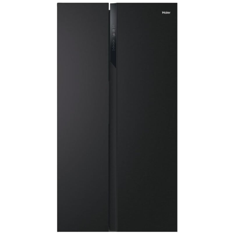 foto del prodotto sbs 90 serie 3 hsr3918enpb. posizionamento dell apparecchio libera installazione, design del prodotto porta americana, colore del prodotto nero.